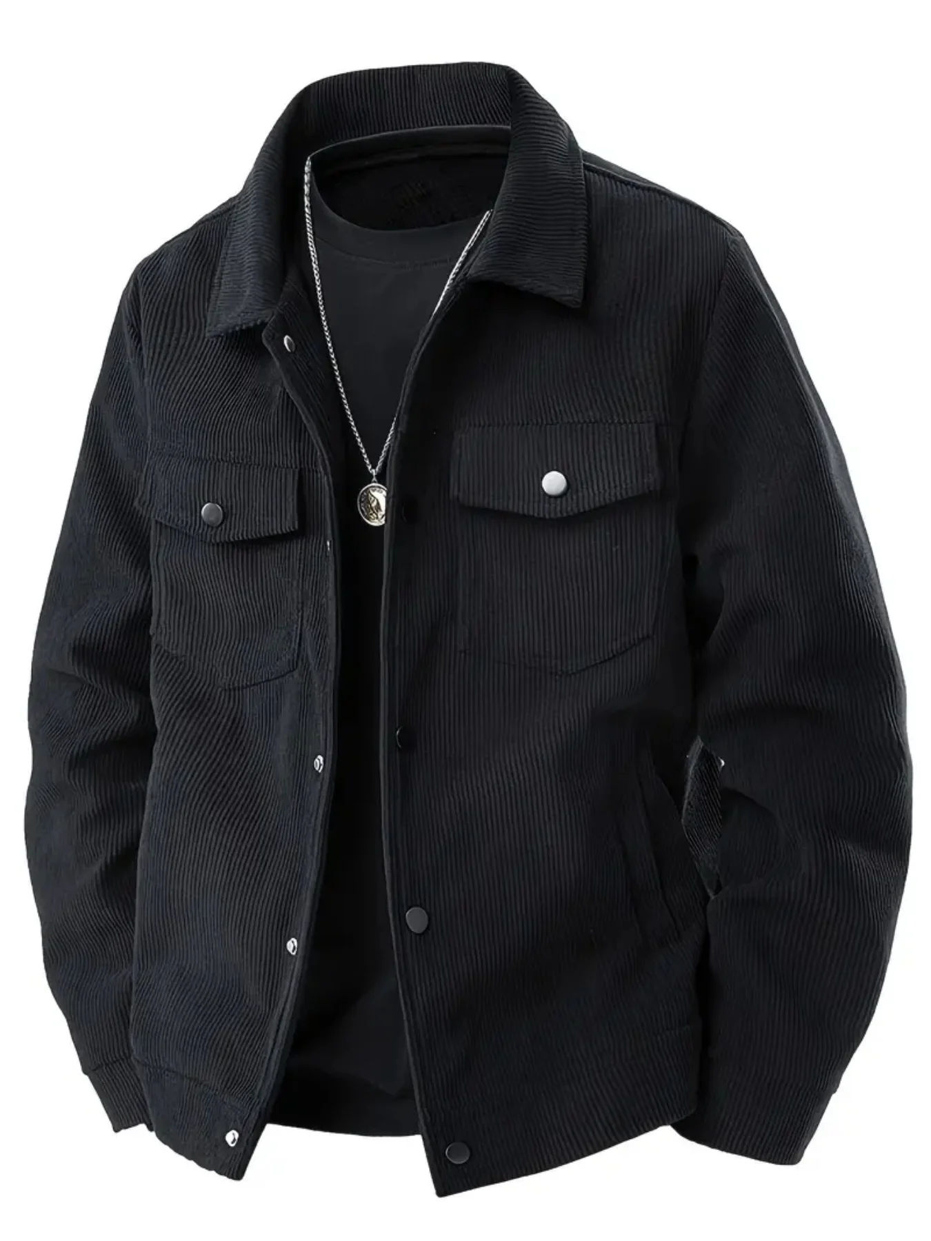 Nouvelle veste en velours côtelé pour homme automne 2025