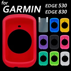 Garmin EDGE 530 protective case EDGE 520PLUS 530 830 Silicone protective Cover GPS bike bicycle computer protection screen film