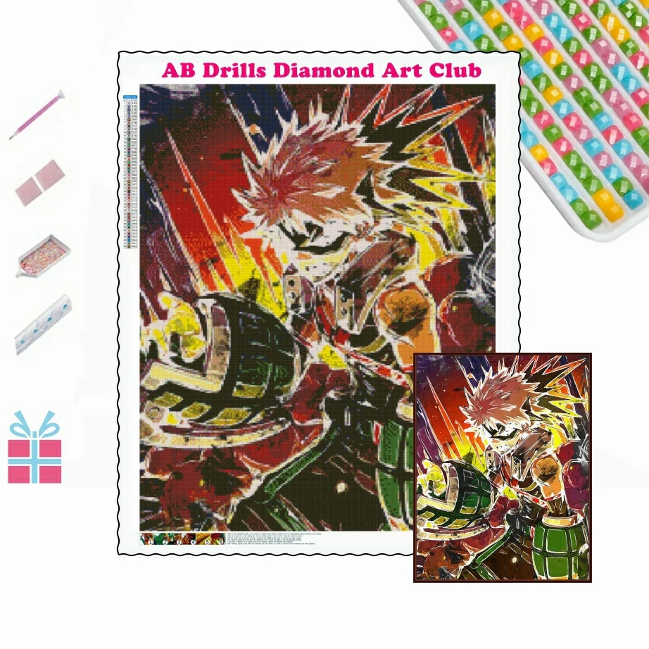 Novo 5D DIY Pintura Diamante Desenhos Animados Anime Japão Naruto Diamante  Bordado Quadrado Completo/Redondo Diamante Mosaico Decoração Pinturas,  b-Round Drill 50x40cm