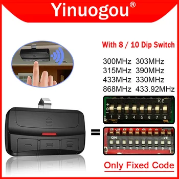 Telecomando multifrequenza 280MHz-868MHz compatibile con 300MHz 303MHz 315MHz 330MHz 433MHz 868MHz con 8/10 Dip Switch