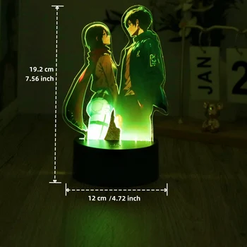 Attack on Titan 3D LED Night Light 2