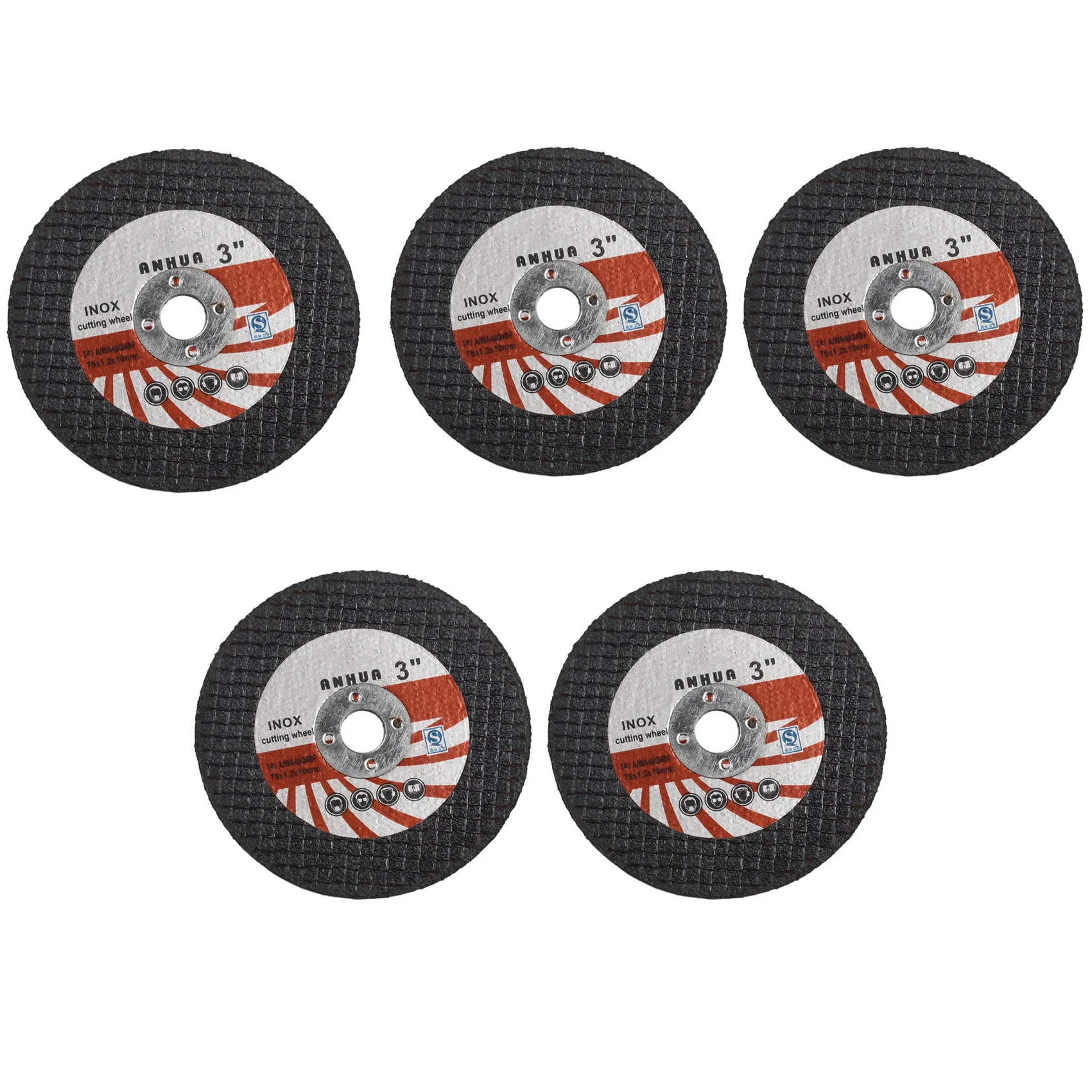 

Grinding Wheel 5pcs Cutting Discs Cutting Discs Durable Practical Resin 75mm Stone Black Tile Ceramic Circular