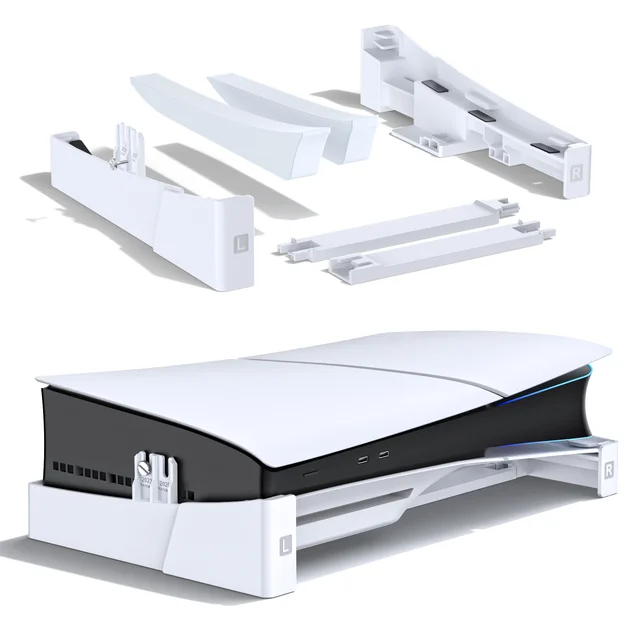 For PS5/PS5 Slim Console Holder PS5 Slim Horizontal Bracket PS5 Base Stand For Playstation 5 Disc & Digital Editions Accessories