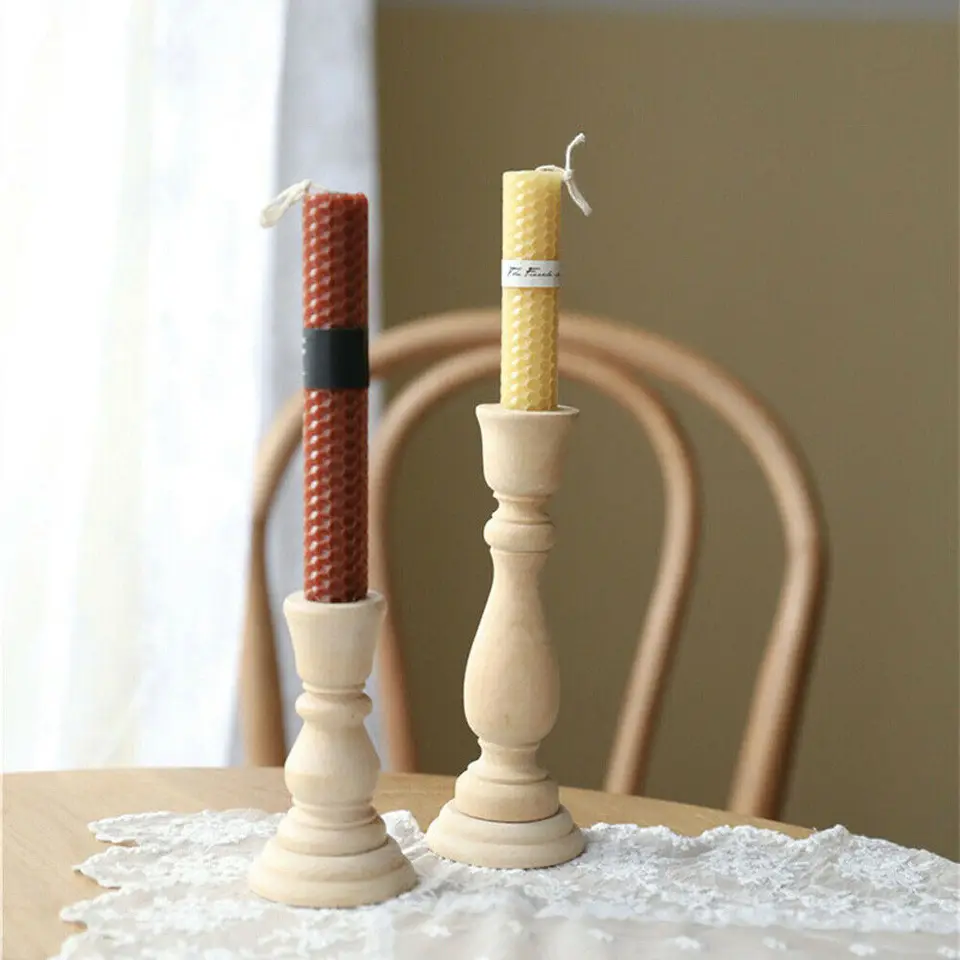 12 Portacandele Neri In Alluminio Per Candele Coniche, Altezze Variabili 16-22 Cm, Eleganti E Antiscivolo - 2