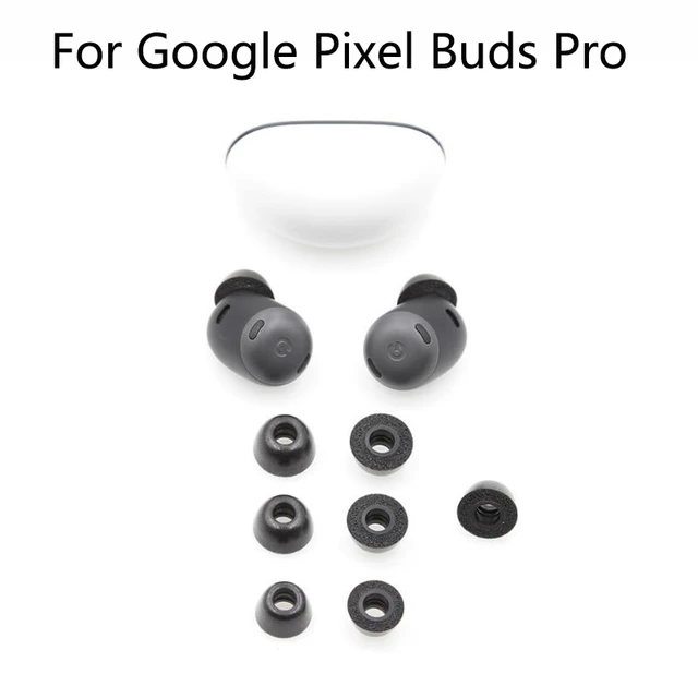  Memory Foam Tips Compatible with Google Pixel Buds A-Series Ear  Tips, 6 Pairs No Silicone Noise Reduce Comfortable Fit in Case Eartips  Compatible with Google Pixel Buds A Series - S/M/L