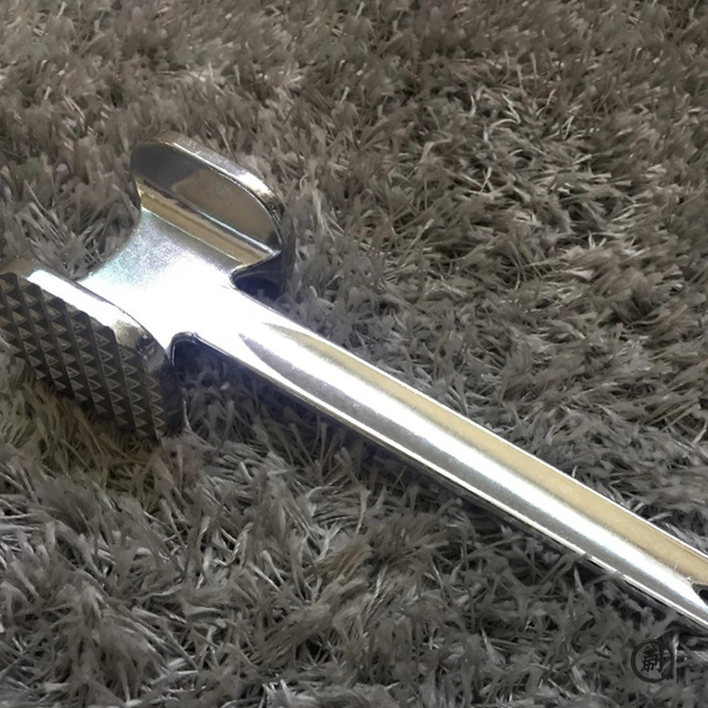 Meat Tenderizer Meat Hammer 19cm Household Aluminum Alloy Steak Metal Mallet Kitchen Tool Double-Sided Tenderizer