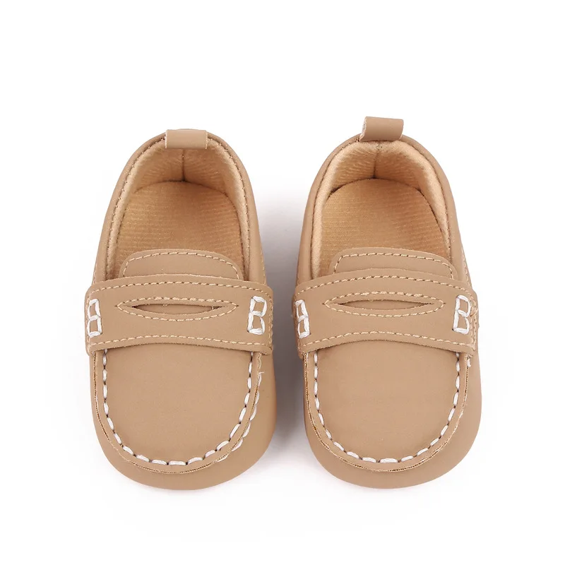 2023 Spring Summer Baby First Walkers Anti-slip Loafers Newborn Infant Party Wedding Shoes Slip-on Sneakers Toddler Boy Shoes 4