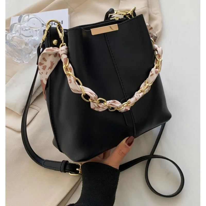 Bag Crossbody High-Quality Large Capacity Bucket Handbags For Women Chain Casual Messenger Versatile Exquisite Luxury Shoulder