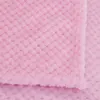 67*99cm Baby Blanket Thickened Solid Color Flannel Pineapple Plaid Baby Swaddle Blanket Children Sofa Blanket Throw Blanket 5