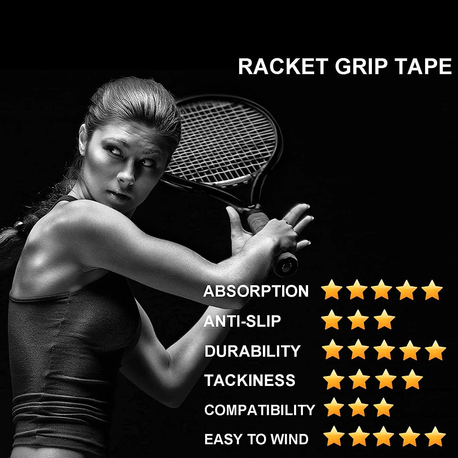 Hand Rubber Wrap Anti-slip Breathable Sport Over Grip Sweatband Tennis Overgrips Tape Badminton Racket Grips Sweatband