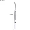 FABIYAN Stainless Steel Nail Art Nippers Tweezers Rhinestones Crystal Sequins Glitter Picking Up Cotton Cleaner Tools Manicure  2
