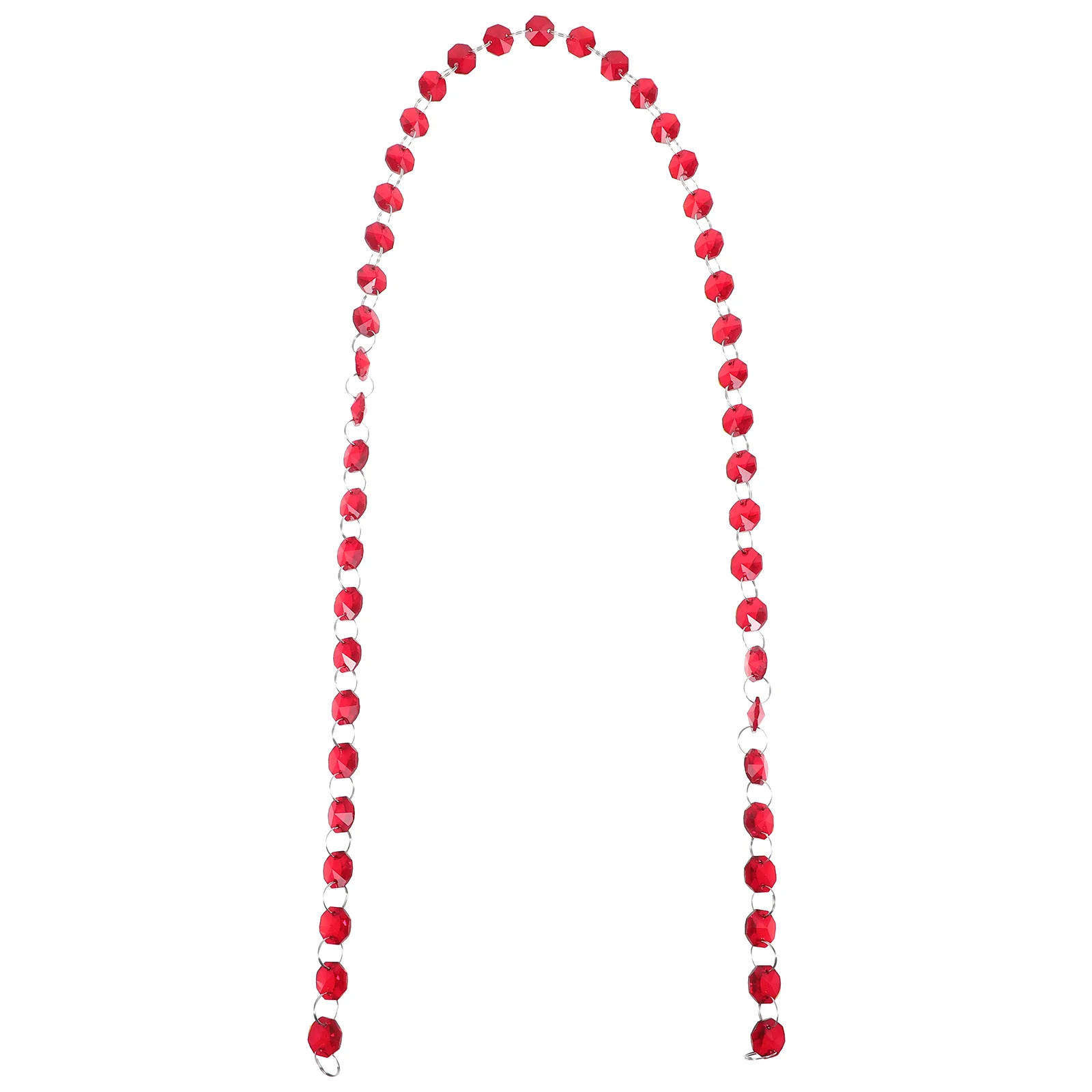 

Crystal Garland Strands Hanging Crystal Beads Strings Wedding Party Centerpieces Glass Diamond Prism Beaded Chain Chandeliers