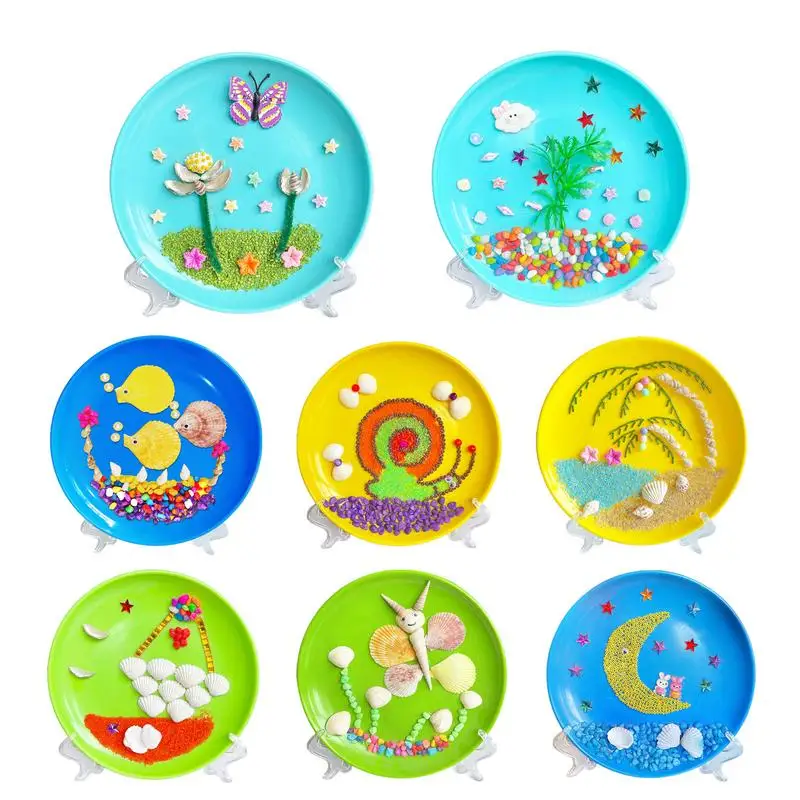 

Набор для детского творчества «Океан» с красочными камнями, «сделай сам», ракушки, живопись, проектные игрушки для украшения, детские игрушки ручной работы «сделай сам»