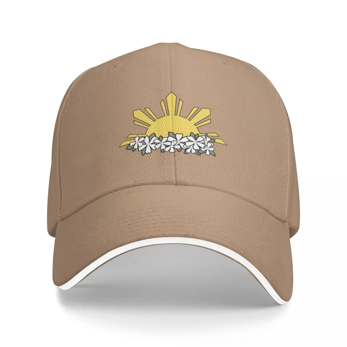 

Filipino Sampaguita Design Bucket Hat Baseball Cap Bobble hat women's beach outlet 2022 Men's