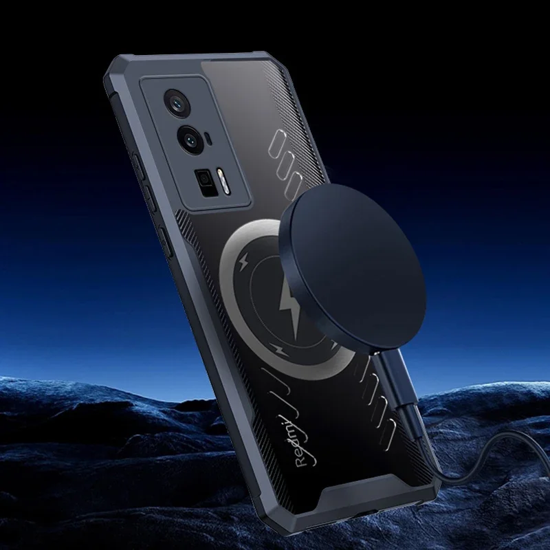 Advanced Cooling Phone Case with Heat Dissipation & Wireless Charging Compatibility - Shockproof Soft TPU Cover