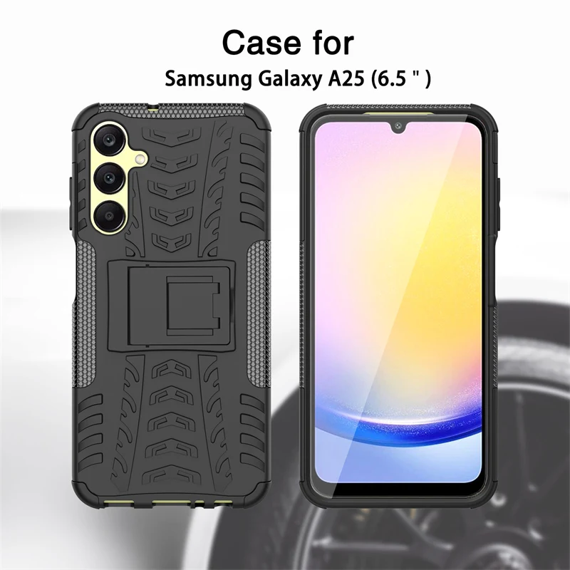 Per Samsung Galaxy A25 5G Custodia Per Samsung Galaxy A25 A35 A55 Cover Funda Coque Bumper Custodia Per Telefono Heavy Armor Per Samsung A25 5G