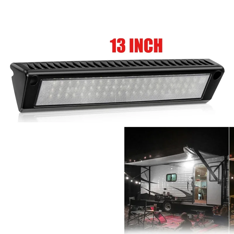13"/33Cm 12V Rv Porch Light Exterior Led Flood Lighting Fixture Exterior Caravan Camper Marine Boat Trailers