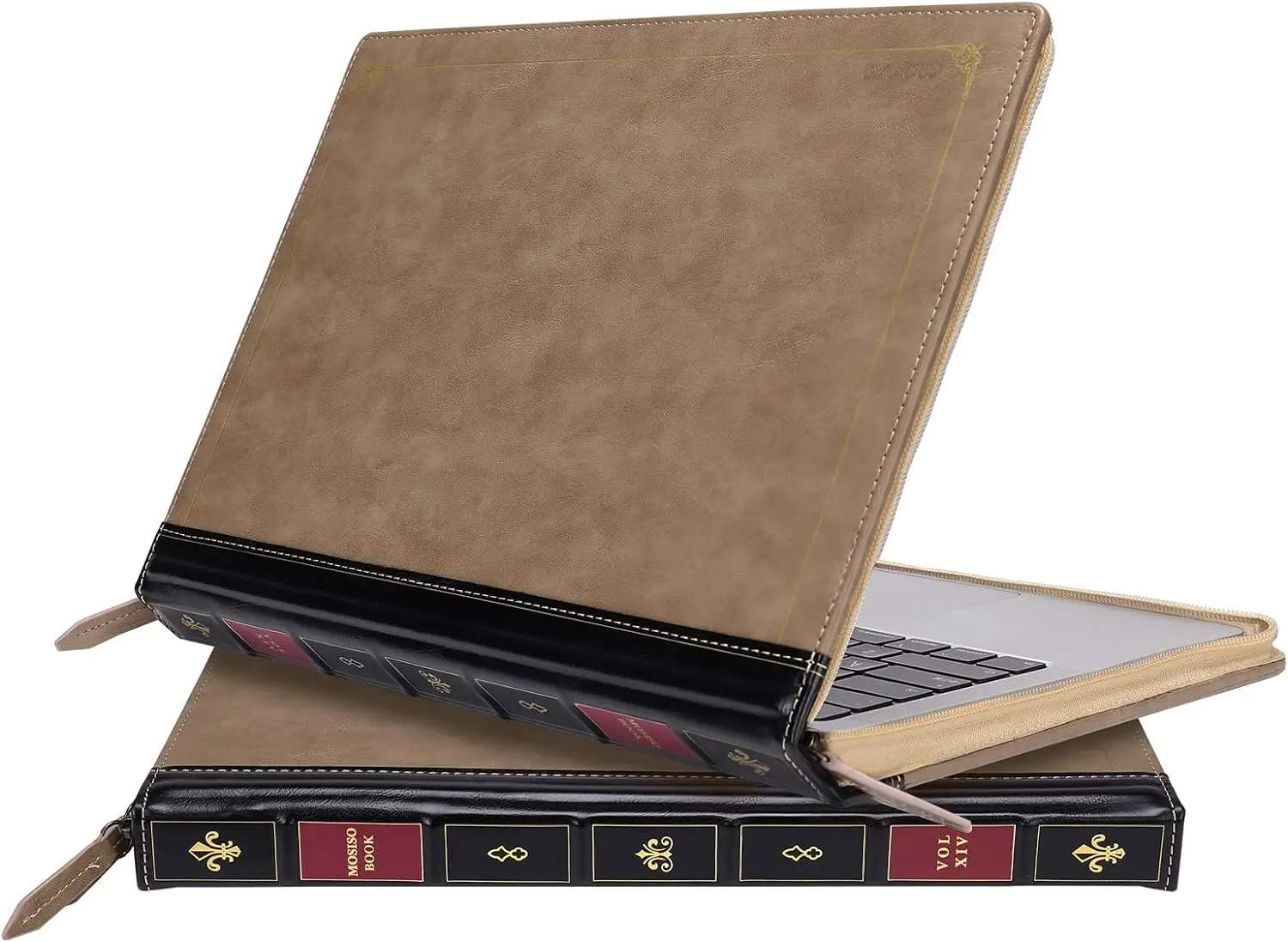 Capa de Couro pu para Macbook Air 15 m2 A2941 Pro Air 13 A2338 A2681 A2179 Tampa do Bolsa do Caderno para Mac Pro 14 16 Novo - Imagem 6