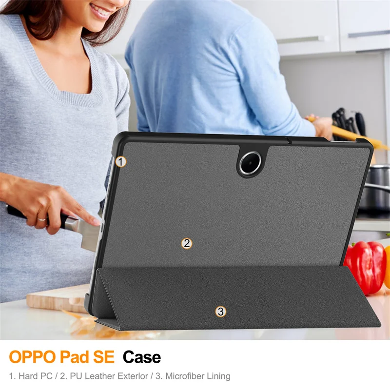 Enhanced and Durable 11-Inch Tablet Flip Stand Smart Cover with Auto Sleep/Wake Feature