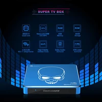 GT-King Pro WiFi 6 Beelink 4 ГБ + 64 ГБ ТВ-приставка STB Dolby Audio DTS Listen Set Top Box 4K UHD HDMI 3D видеоформат синий светодиодный дисплей — изображение 4