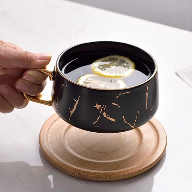 Black Ceramic Mug 4