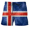 England Britain Flag Graphic Beach Shorts Men 3D Print Spanish Emblem Board Shorts Swimsuit Summer Swim Trunks Cool Kids Shorts 2