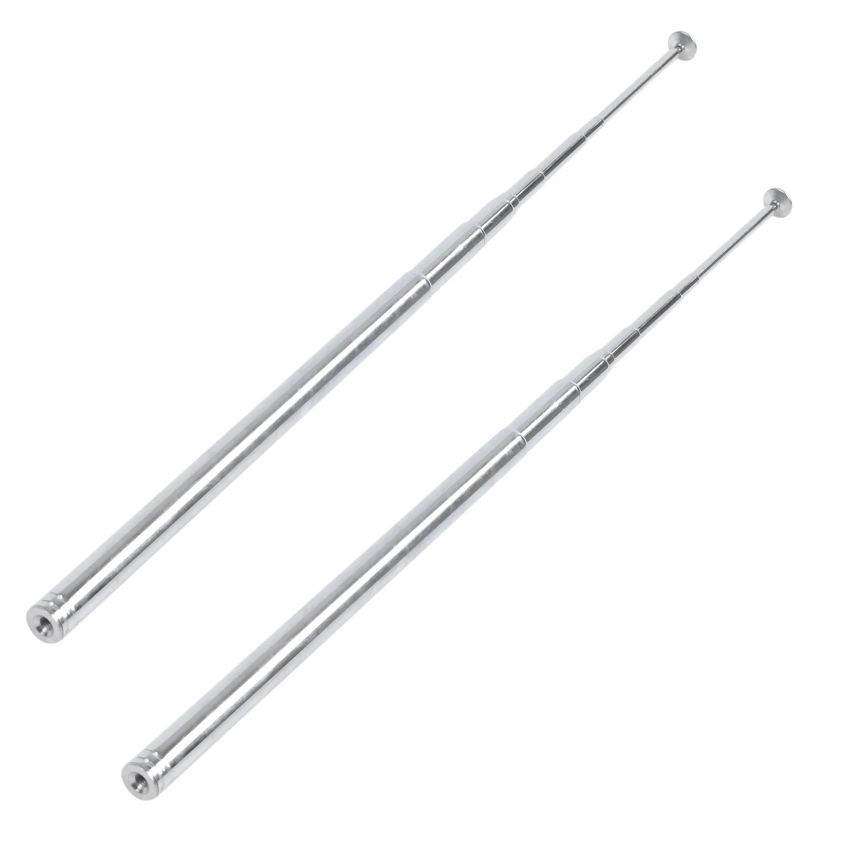 

2X 115 cm 10 section telescopic antenna FM AM radio
