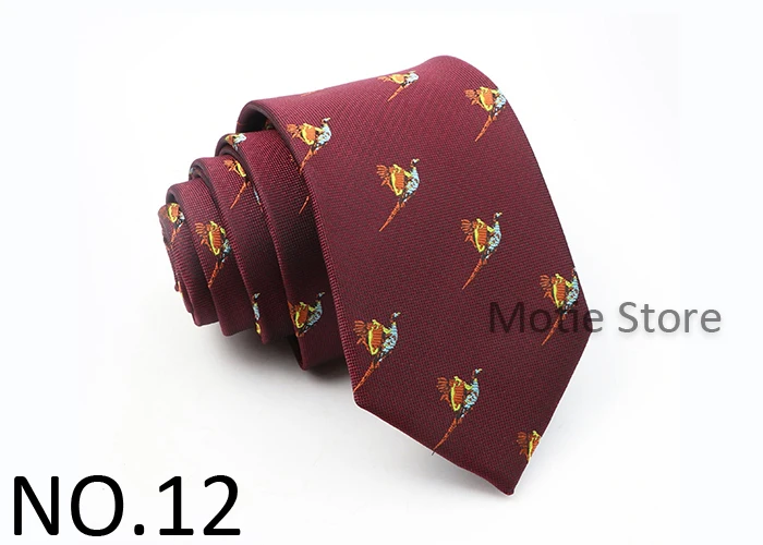 Herren-Krawatte aus Polyester, Ainmal-Krawatte, schwarze Ente, Huhn, Gravatas für Business, Hochzeit, Party, Freizeitanzüge, Hemd, Accessoire, Geschenk – Detail 13