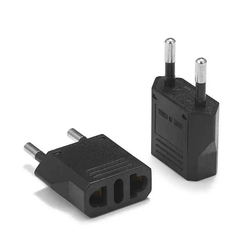 1pcs US To EU Plug Adapter Converter American Japan Euro European Type C Travel Adapter Power Electric Plug Sockets AC Outlet