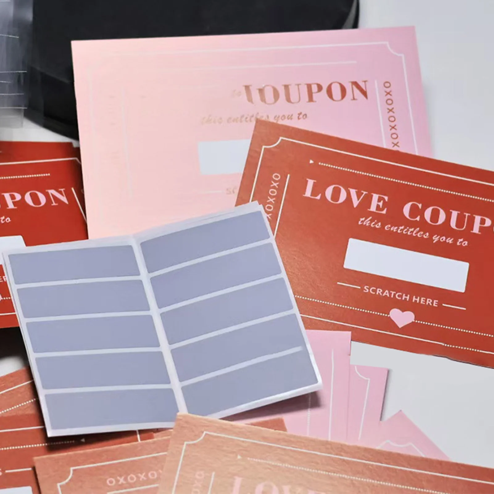 Rubbelnde Liebesgutscheine, 20-teilig, zum Rubbeln, Valentinstagskarte, DIY, Valentinstag, Liebesgutscheine, kreative Geschenke für Freunde – Detail 7