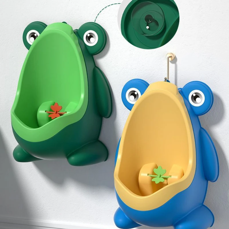 Cartoon Baby Boys Standing Potty Wall-Mounted Urinals Toilet Training Children Stand Vertical Urinal Potty Pee Infant Toddler 2