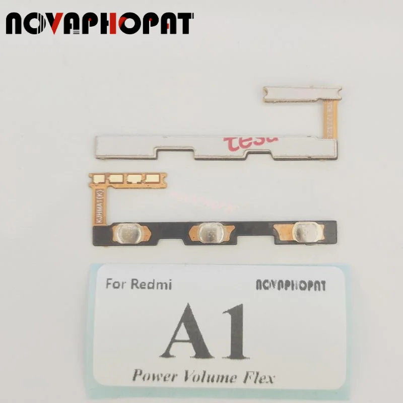 

Novaphopat For Redmi A1 / A1 Plus + Power On Off Volume Up Down Ribbon Power Button Flex Cable