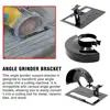 Angle Grinder Bracket Adjustable Metal Cutting Wheel Angle Support Holder Stand Grinder Machine Grinder Cutting Table Prote U8H2 2