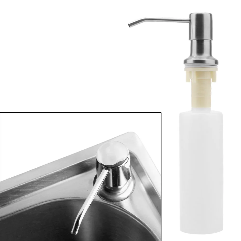 300ml Bathroom Kitchen Soap Dispenser For Sink Detergent Liquid Hand Wash
