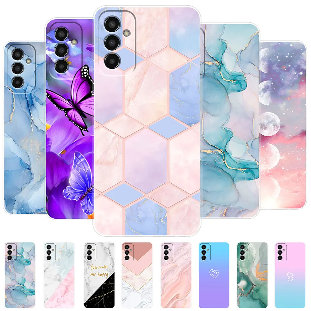 Per Samsung M13 Custodia F13 Silicone Tpu Verniciato Morbido Trasparente Per Samsung M13 Custodia Per Samsung Galaxy M13 F13 4G Copertura Paraurti Fun