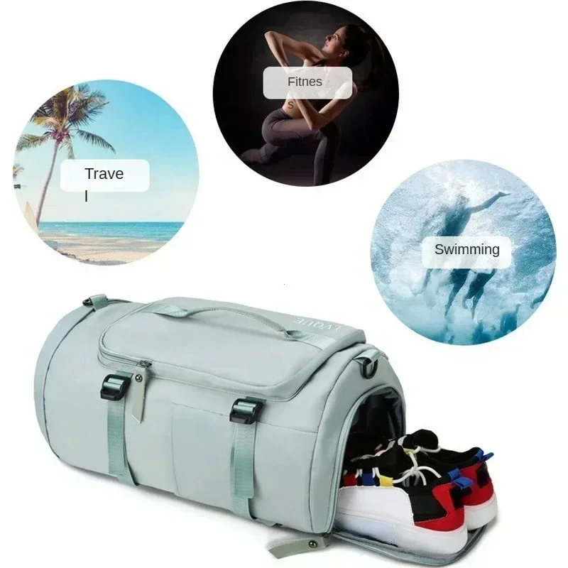 Large Capacity Outdoor Sports Gym Bag Travel Dry Wet Separation Backpack Luggage Gym Bags For Fitness Training Men Women 3