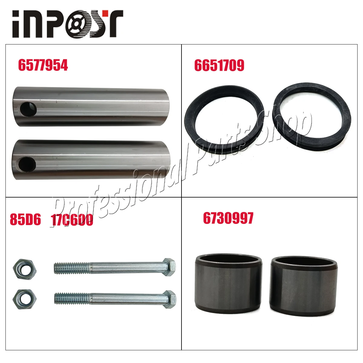 Pin and Bushing Rebuild Kit For Bobcat Skid Steer Pivot T550