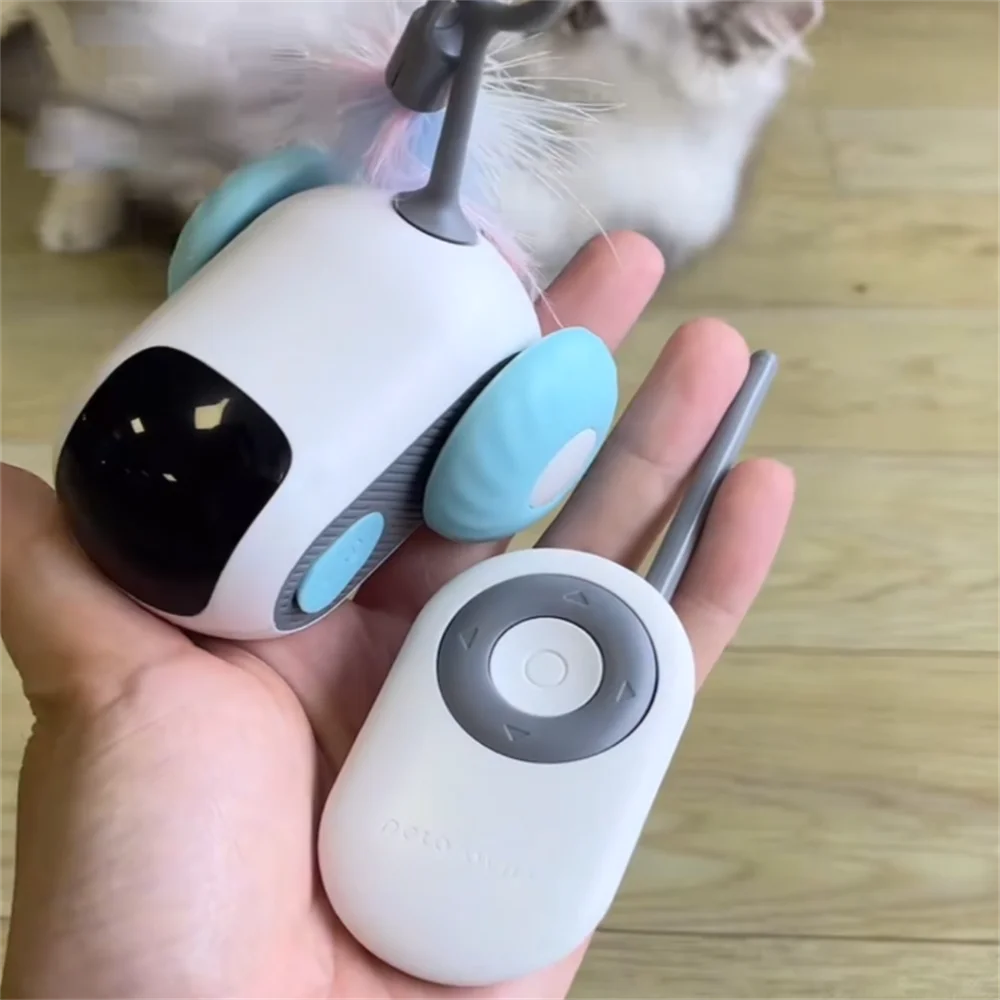 Giocattolo Elettrico Per Gatti Con Pesce Mobile E Catnip - Autonomo, Interattivo, Con Sensore Di Movimento, USB Ricaricabile - Foto 3