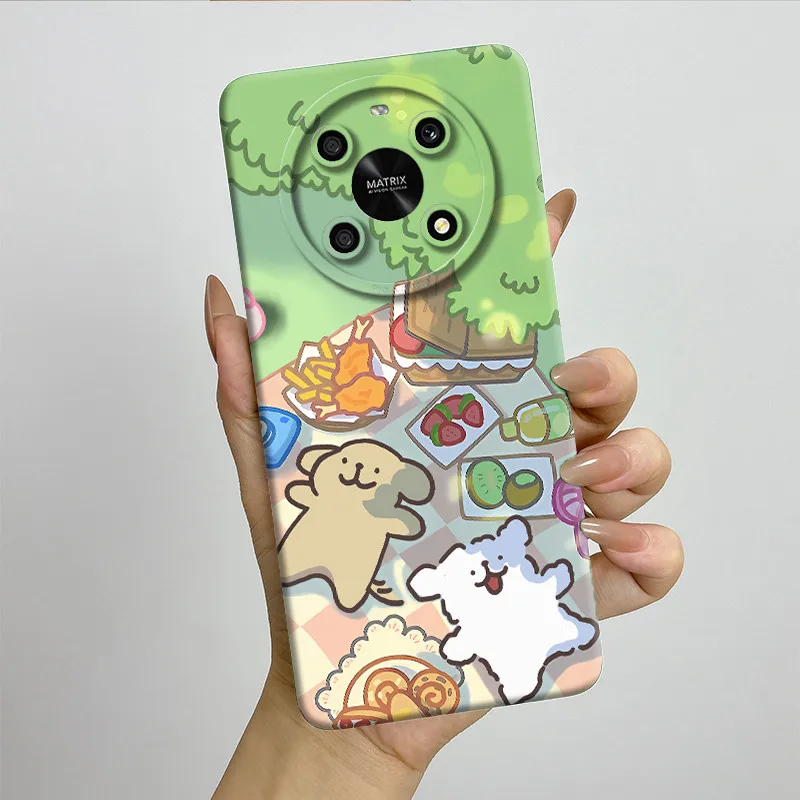 Sweet Painted Soft Silicone Phone Case - Cute Printed Design Cover