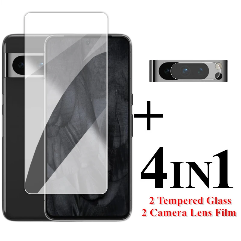 For Google Pixel 8 Pro Glass Full Glue Transparent Screen Protector For Google Pixel 8 Tempered Glass For Pixel 8 Pro Lens Film цена и фото