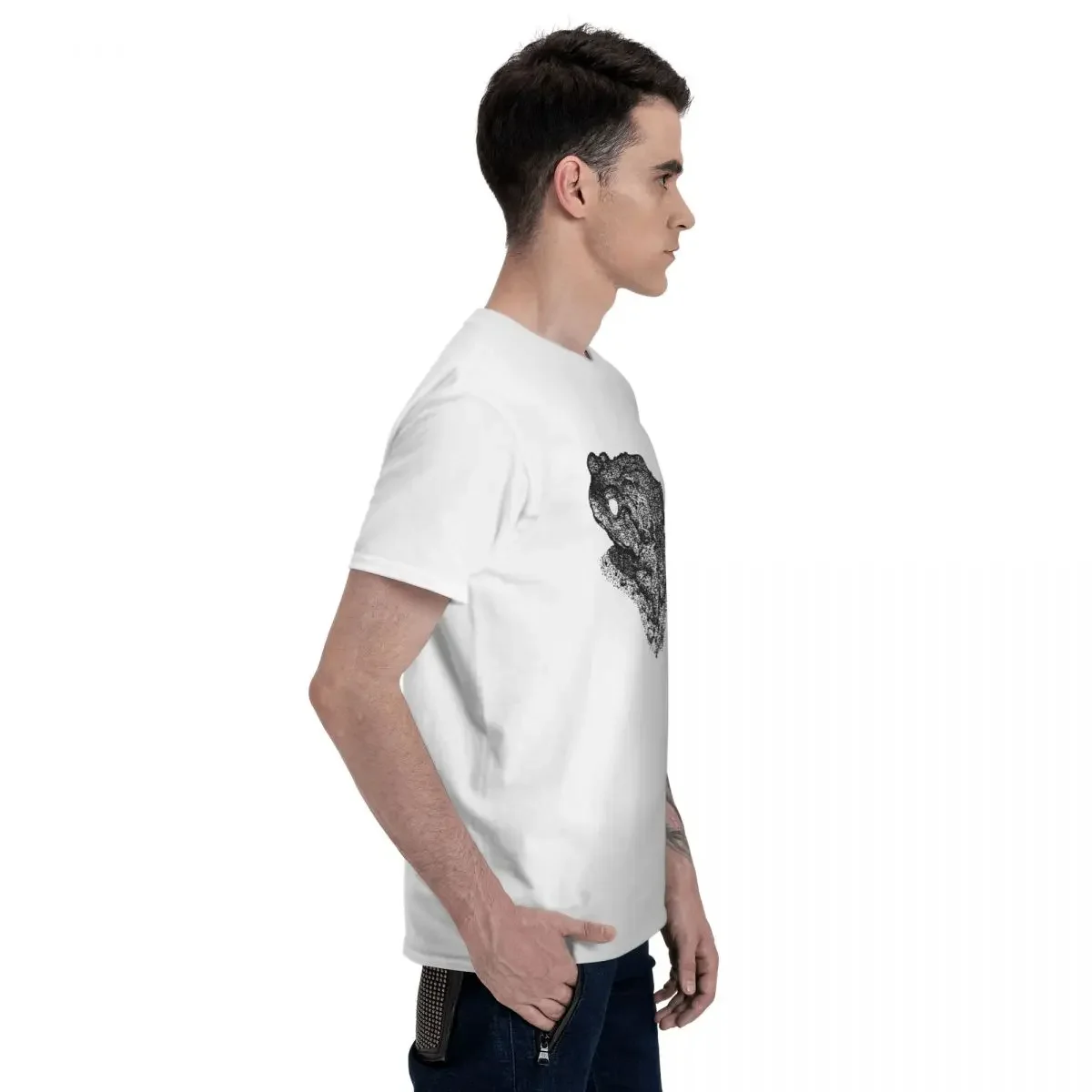 Фото Топ Sonoran Desert Toad Bufo Alvarius Toad 5Meo Dmt футболка с изображением молекулы Tee ежедневная рубашка горячая распродажа №3