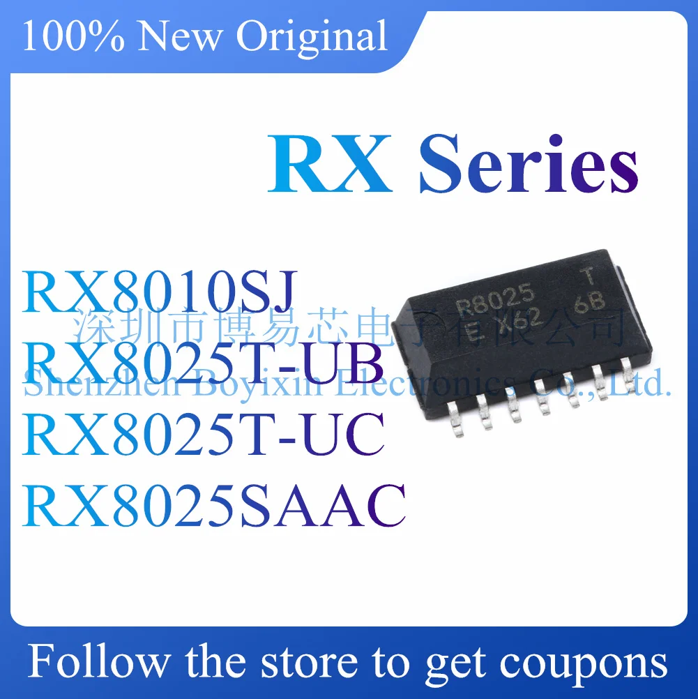 

NEW RX8010SJ RX8025T-UB RX8025T-UC RX8025SAAC Original and genuine, civilian-grade, industrial-grade real-time clock chips.