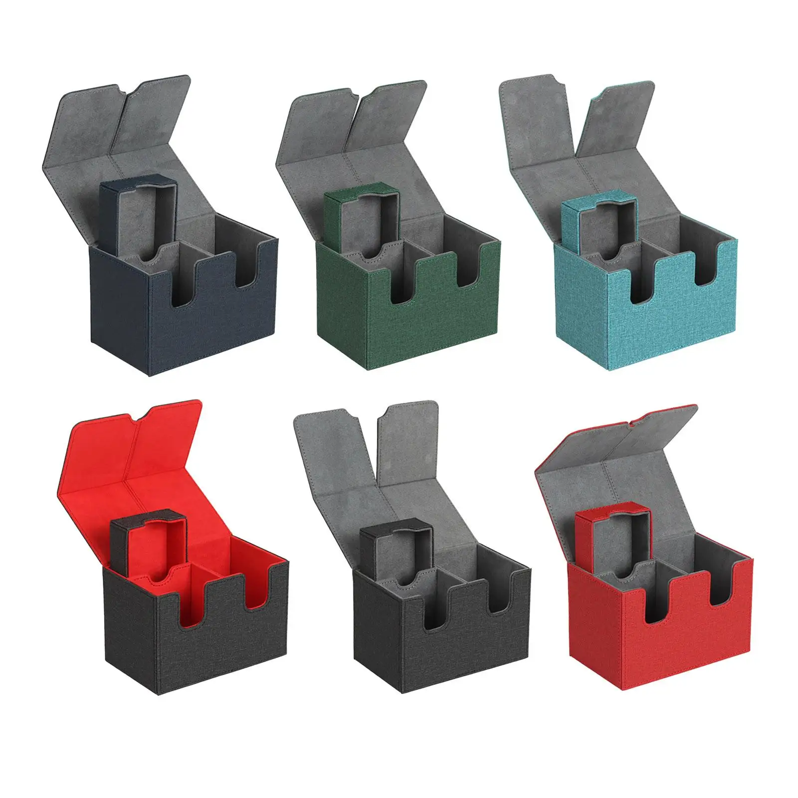 Premium Box for 160+ Cards Trading Card Deck Box Holder Large Card Dividers for Trading Card