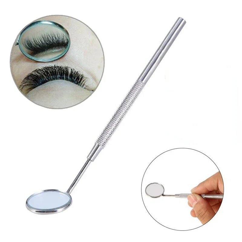 Makeup Mirror Dental Mirror New Dental Mouth Mirrors Checking Eyelash Extension Makeup Mirrors Stainless Steel Teeth Whitening Clean Oral Eyelash
