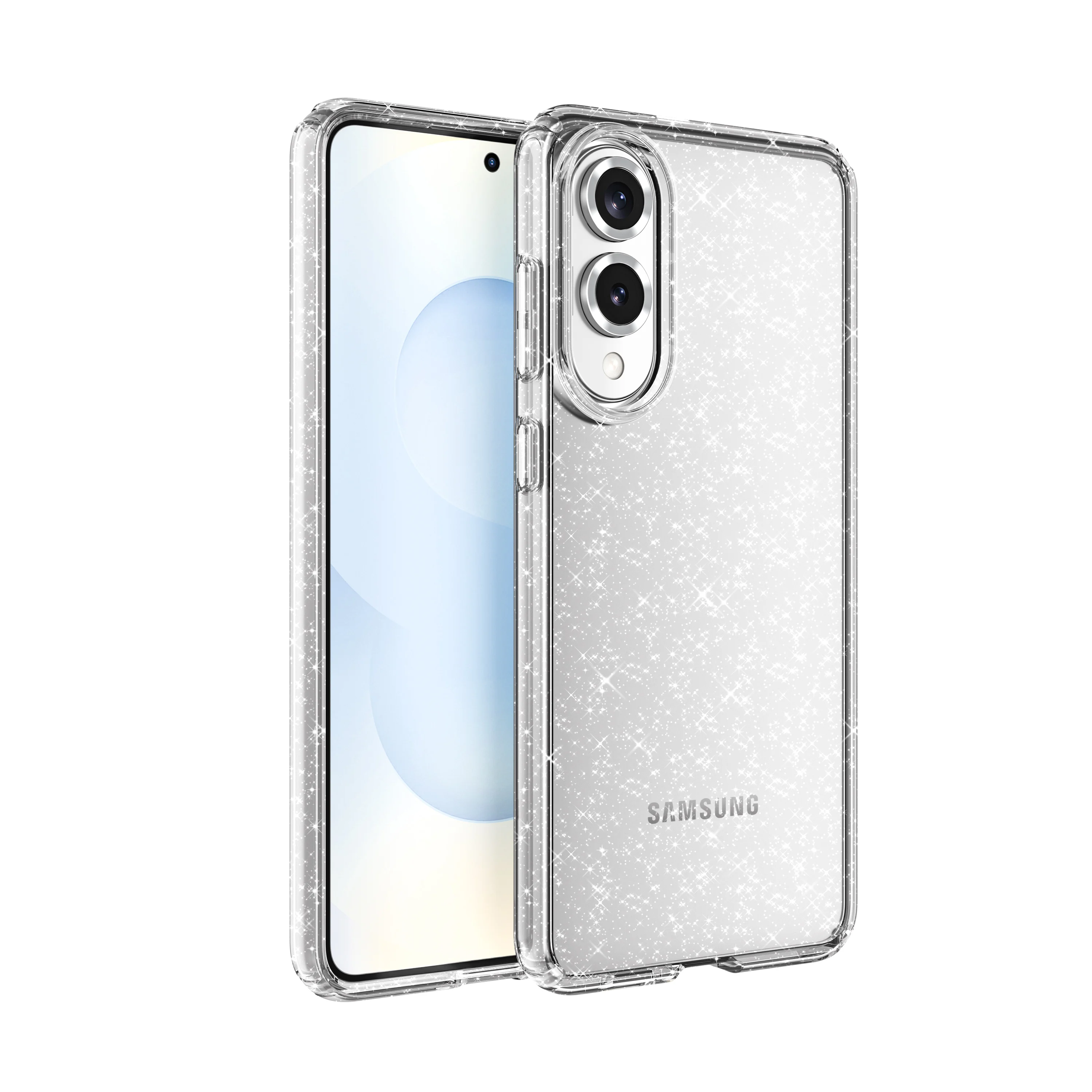 Glitter Clear Anti-Yellowing Phone Case Cover