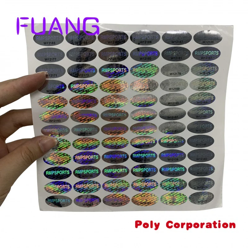 Custom  Custom printer machine made hologram sticker label printing wholese