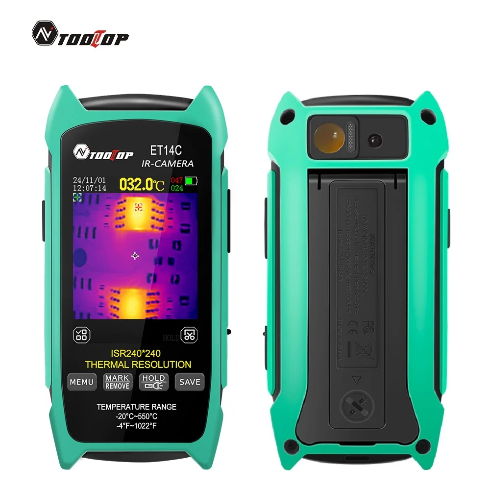 TOOLTOP ET14C Thermal Imaging Camera -20~550℃ 240x240 Pixels Macro Lens - Image 6