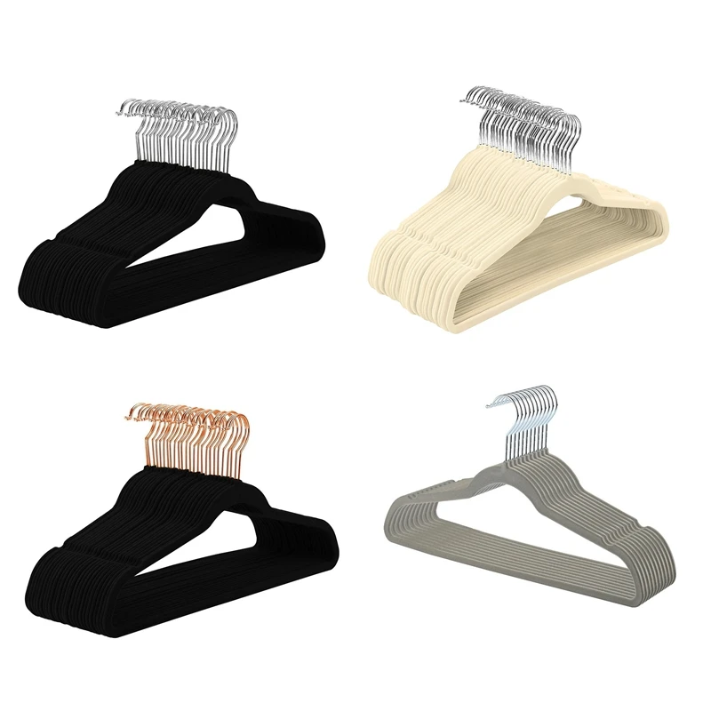 

Slim Velvet, Non-Slip Suit Clothes Hangers Coat Hanger, Hook