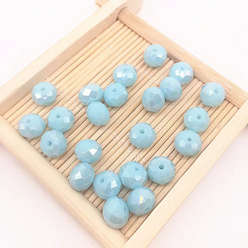 4x3/6x4/8x6mm Rondelle Austria Faceted Crystal Beads Loose Spacer Beads DIY Jewelry Making for Bracelet Necklace