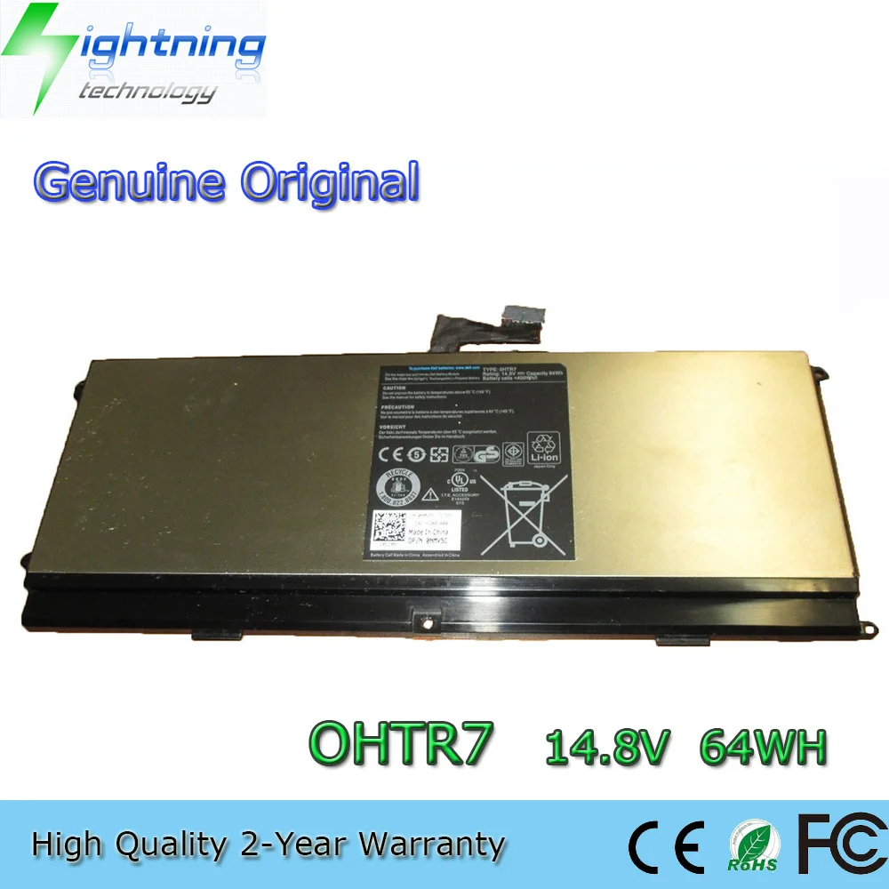 

New Genuine Original OHTR7 0HTR7 14.8V 64Wh Laptop Battery for Dell XPS 15z L511Z NMV5C 0NMV5C 075WY2 75WY2